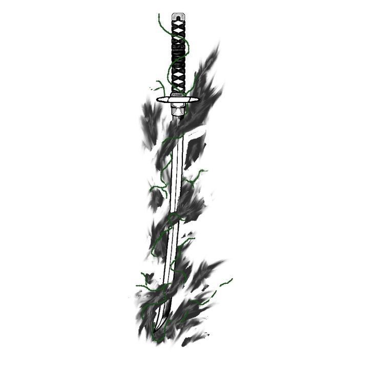тату эскизы "Катана" - VeAn Tattoo
