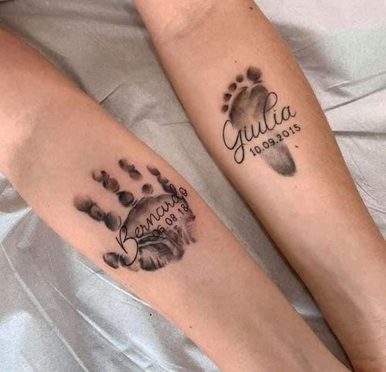 Татуировки в виде лапки