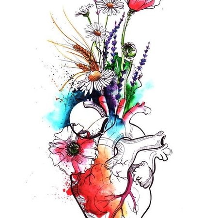тату эскизы "Акварель" - VeAn Tattoo