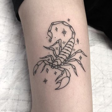 Татуировки для людей со знаком Скорпиона