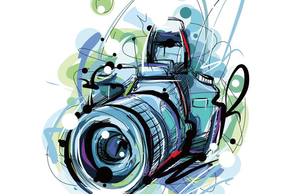 Тату-эскизы "фотоаппарат"