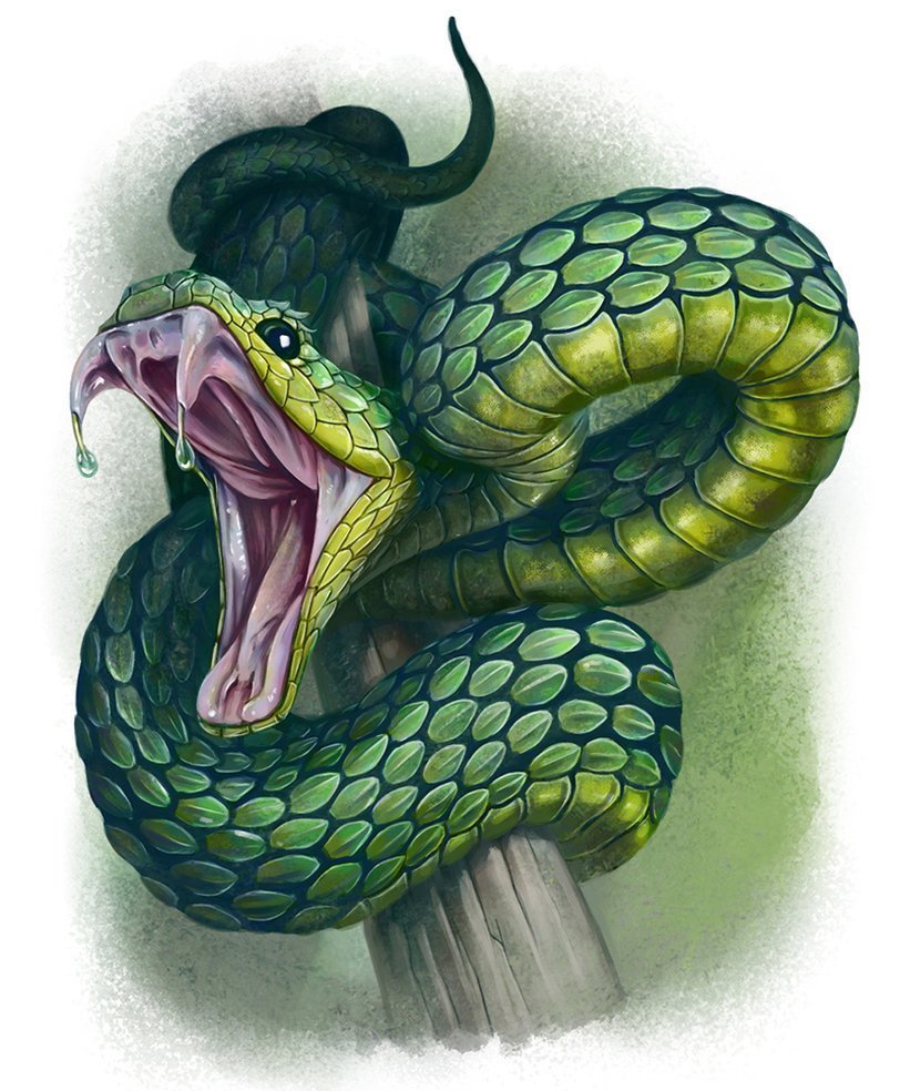 Змей Аспид мифология