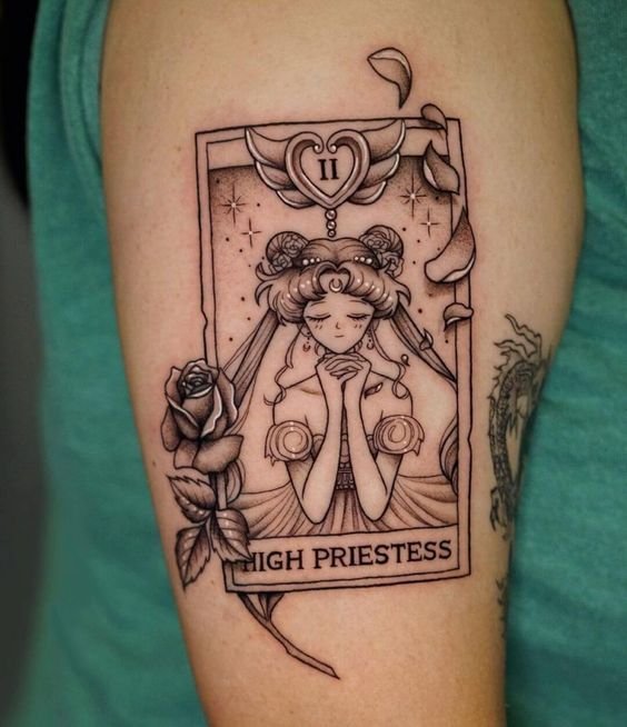 Тату Таро: значение, варианты дизайна - VeAn Tattoo