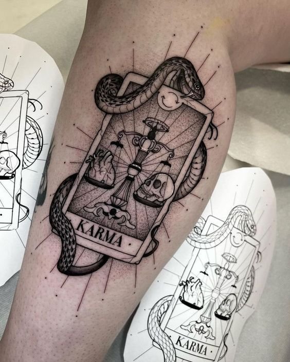 Тату Таро: значение, варианты дизайна - VeAn Tattoo
