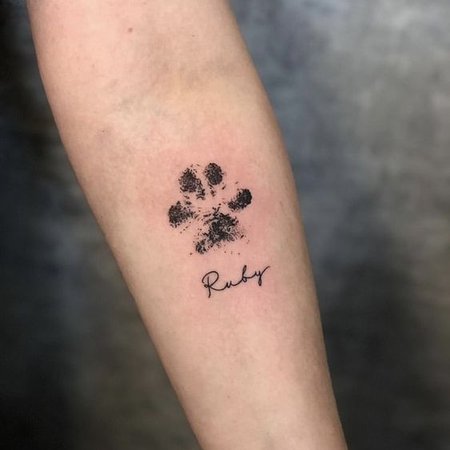 Тату Кривой Рог - Значение татуировки кошачьи лапки — это