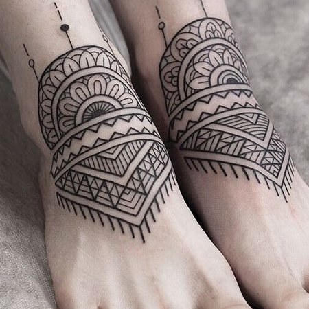 Все о тату на стопе и ступнях - VeAn Tattoo