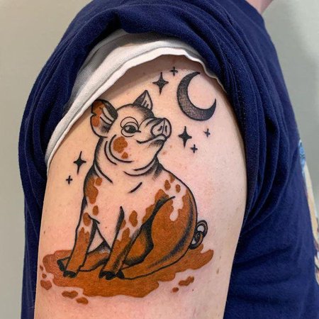 Тату ескізи "Свиня" - VeAn Tattoo