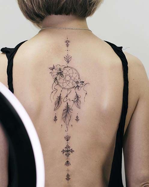 Символика и значение татуировки Ловец снов