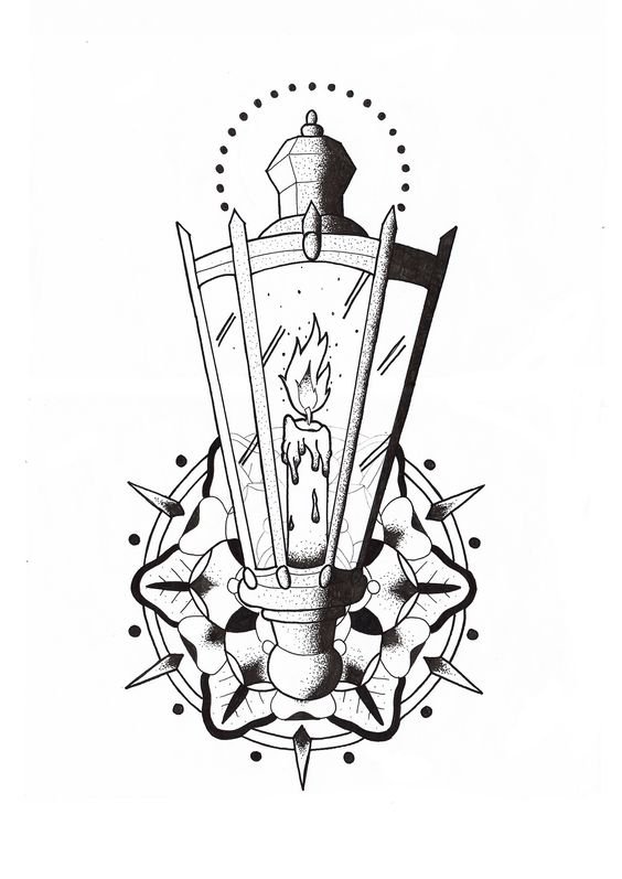 Тату эскизы "Лампа" - VeAn Tattoo
