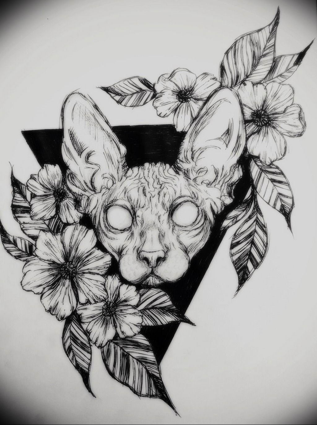 Sphynx cat tattoo tumblr