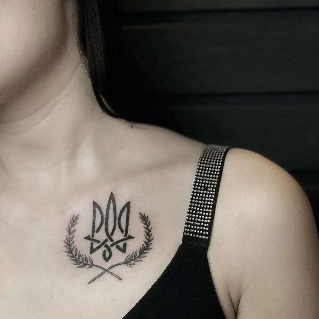 Тату Герб України: історія та значення символу, 30+ ідей - VeAn Tattoo