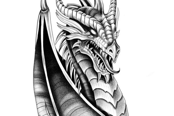 История дракона в татуировке