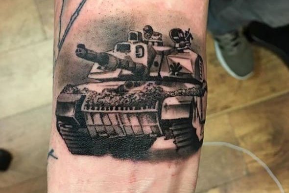 Татуировка танк (77 фото)