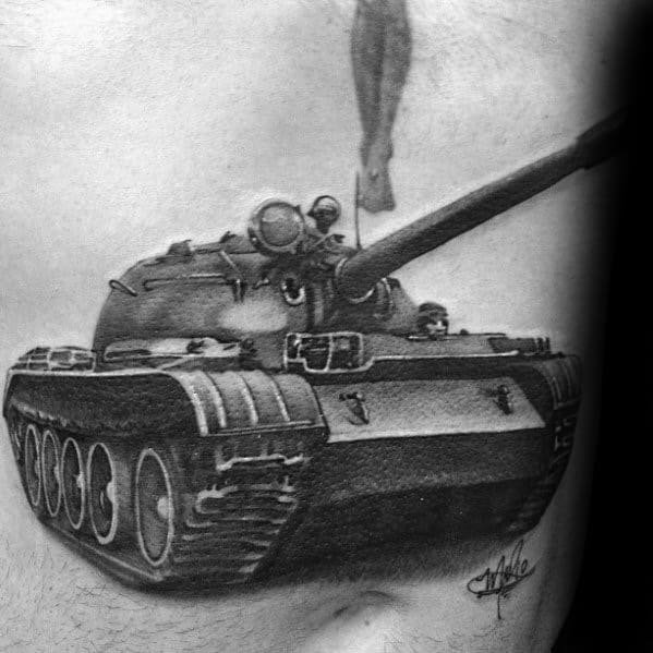 Тату-свитер - танк Т-34 (вар.2)