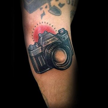Тату-эскизы "фотоаппарат"