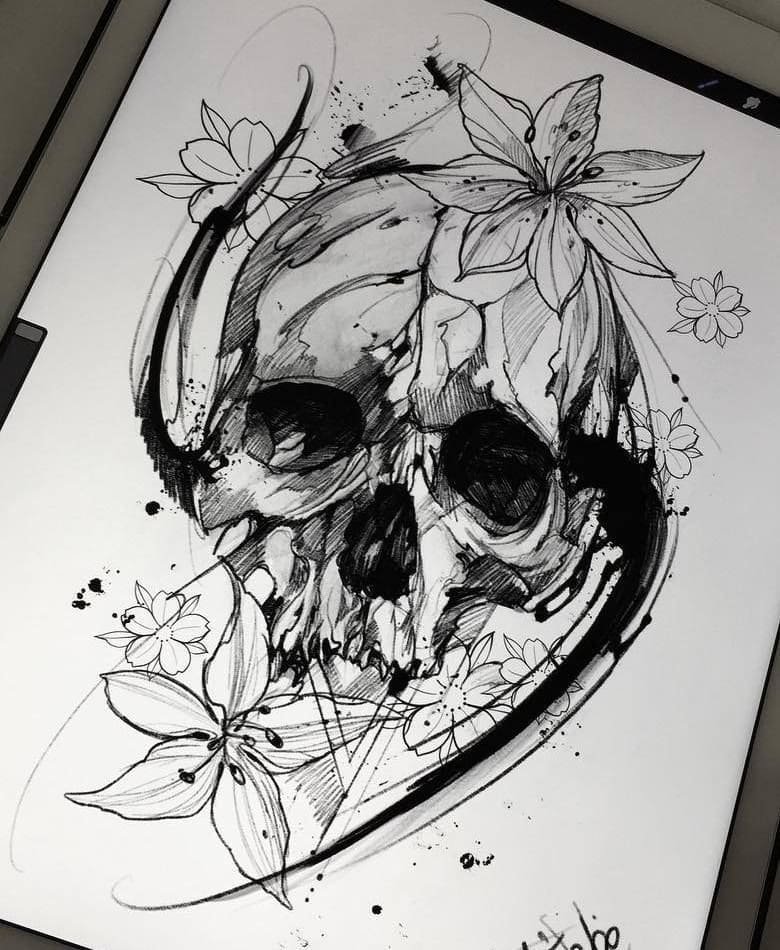 Sketch style tattoo эскизы