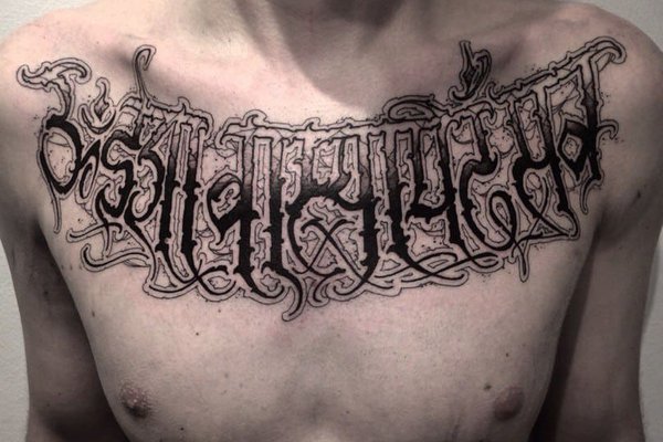 Тату-эскизы "леттеринг"