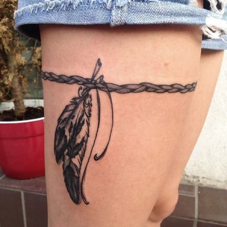 Thigh Cuff Tattoo