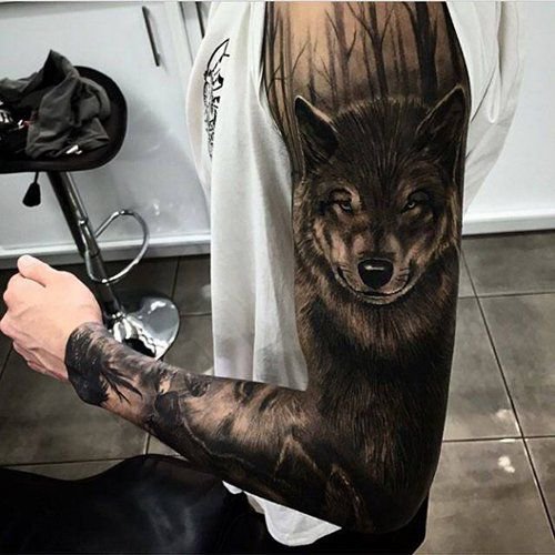 10 лучших идей тату волка, которые вас поразят - ❤️ Онлайн блог о тату IdeasTattoo