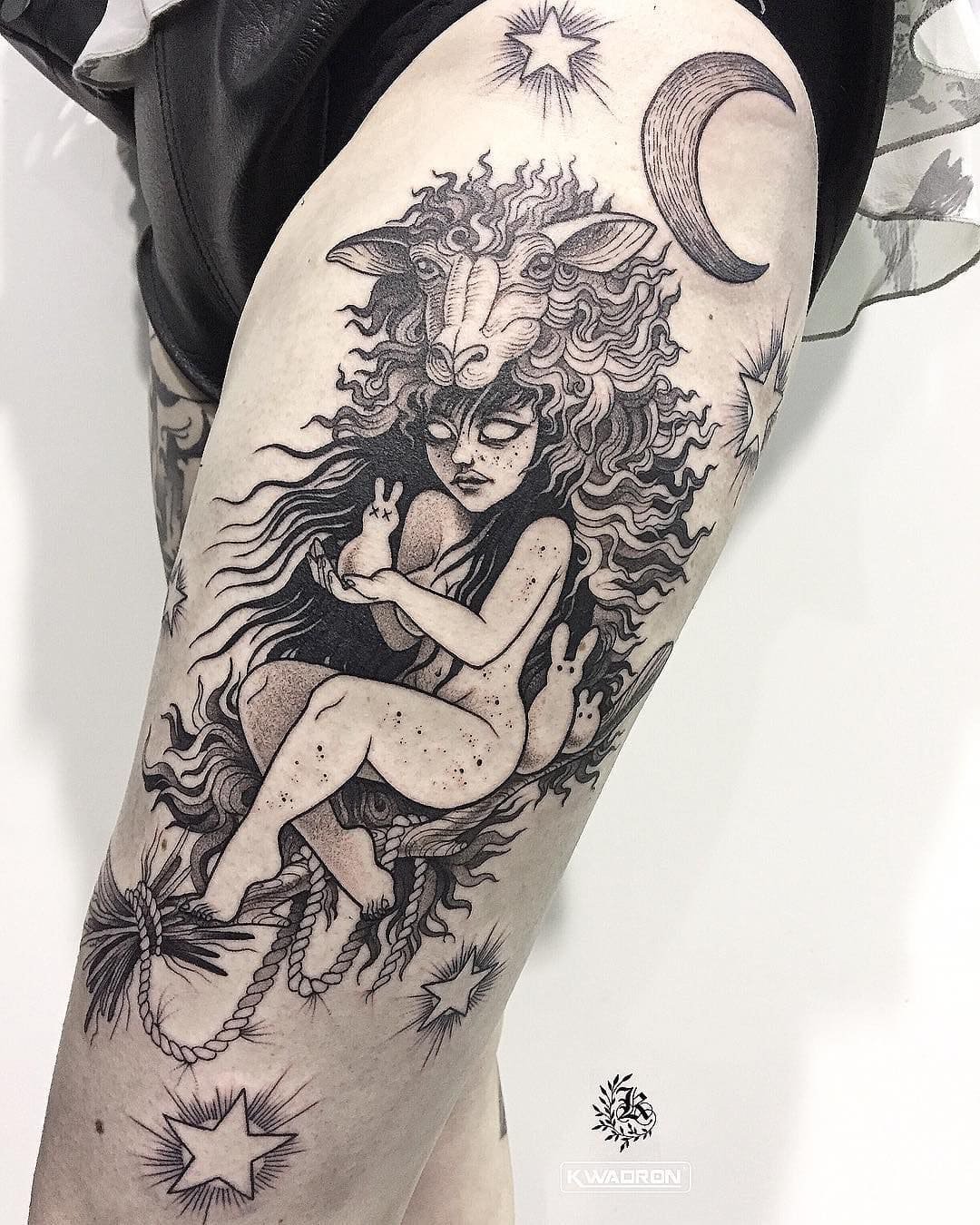 Ведьма VeAn Tattoo