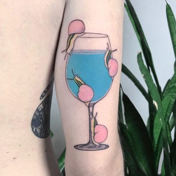 Тату - эскизы улитка