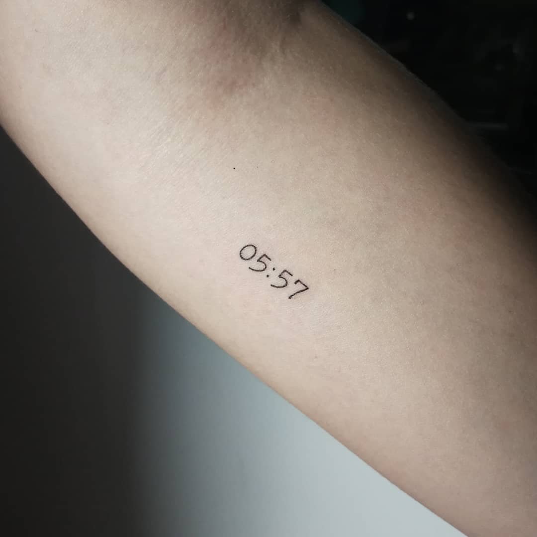 Тату с цифрами: Виды, идеи и значения. - VeAn Tattoo
