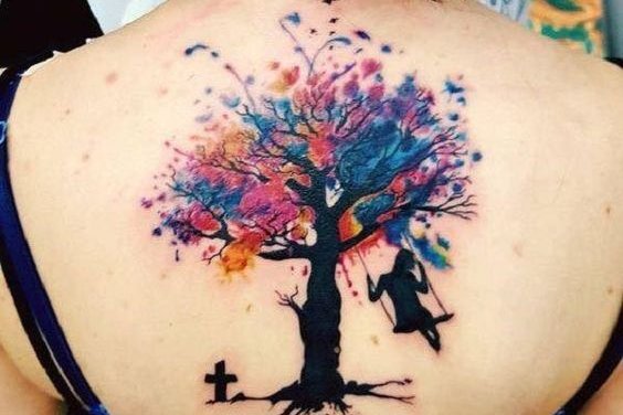Тату дерево значение | + фото татуировок | Идеи 