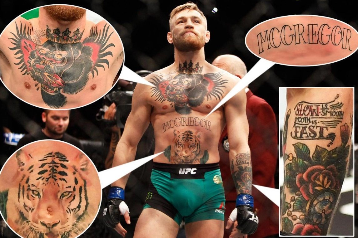 Конор Макгрегор – фото и факты о татуировках | GQ Россия