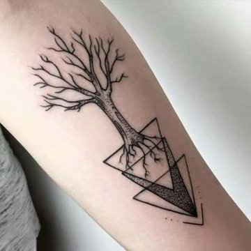 Татуировка деревья