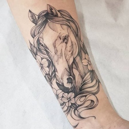 тату эскизы "Лошади" - VeAn Tattoo
