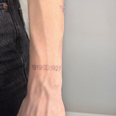 Тату с цифрами: Виды, идеи и значения. - VeAn Tattoo
