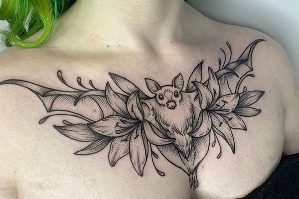 Татуировка летучая мышь: значение, фото, эскизы - Татуировки и их значение от А до Я