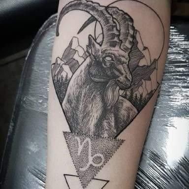 Тату знак Зодиака Козерог / значение, идеи / 35+ фото | VeAn Tattoo