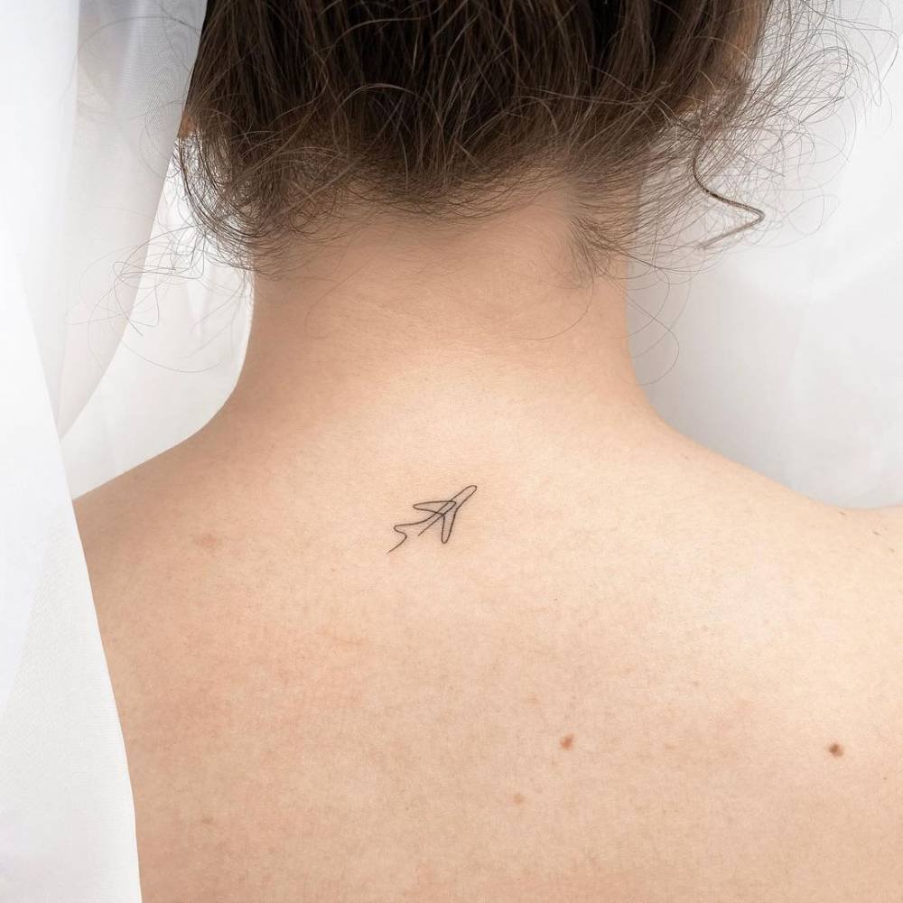 Тату эскизы "Самолет" - VeAn Tattoo