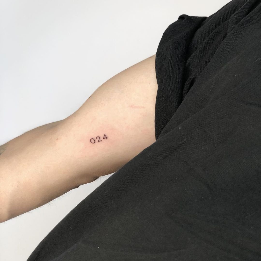 Тату с цифрами: Виды, идеи и значения. - VeAn Tattoo