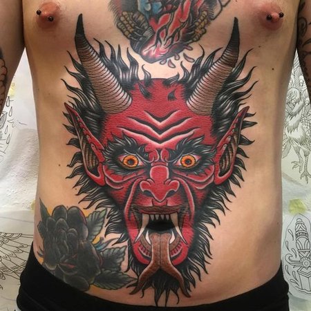 40+ Тату на животі для чоловіків | Варіанти дизайнів | VeAn Tattoo