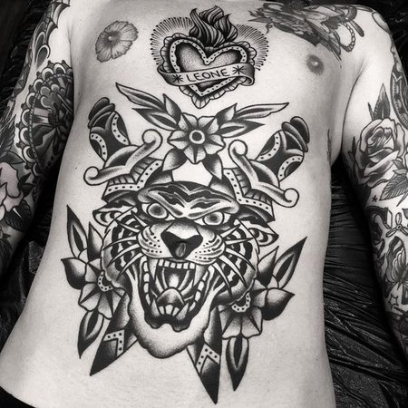 40+ Тату на животі для чоловіків | Варіанти дизайнів | VeAn Tattoo