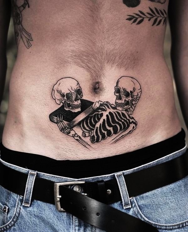 40+ Тату на животі для чоловіків | Варіанти дизайнів | VeAn Tattoo
