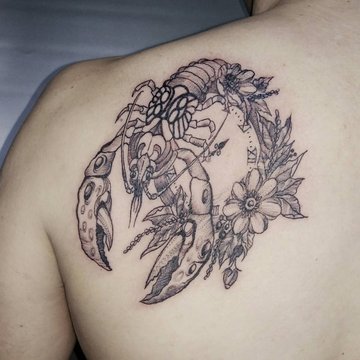 Татуировки рака - символ зодиака с глубоким значением