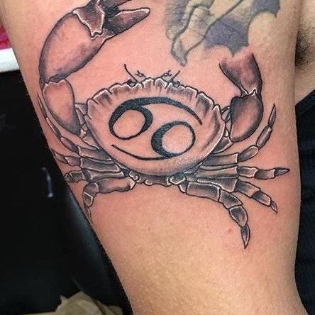 Тату знак Зодиака Рак: значение, идеи, 35+ фото. | VeAn Tattoo