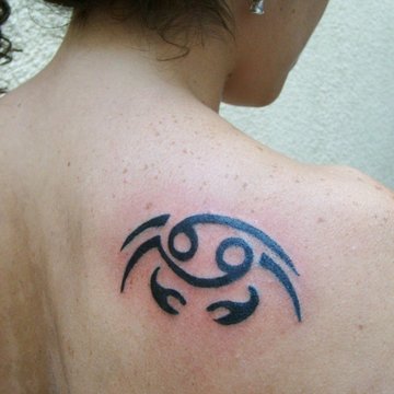 Татуировка знак зодиака рак: значение и фото