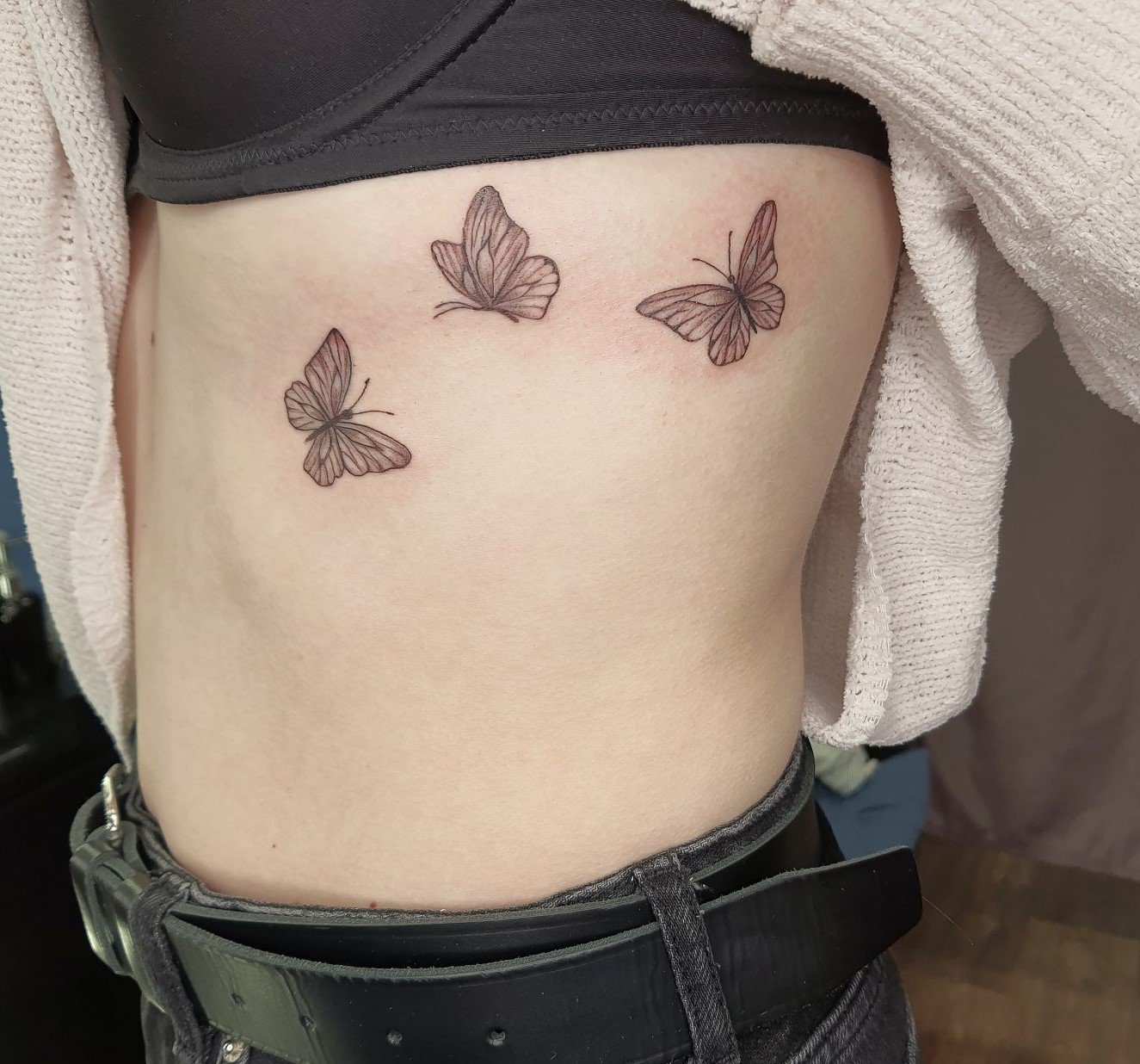 Варианты татуировки бабочки