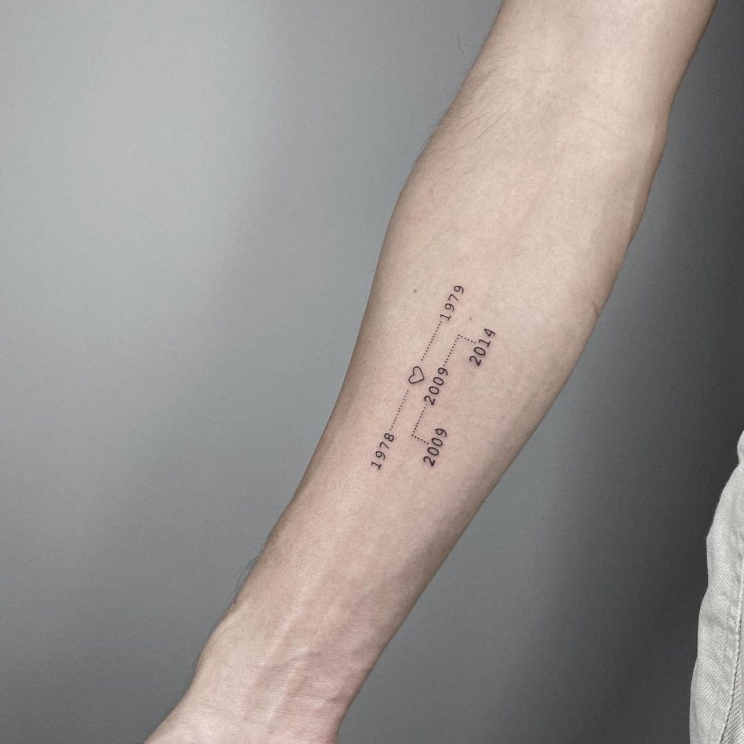 Тату с цифрами: Виды, идеи и значения. - VeAn Tattoo