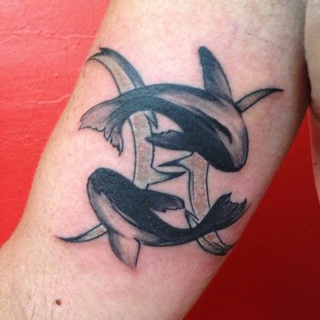 Тату знак Зодиака Рыбы / значение, идеи / 35+ фото | VeAn Tattoo
