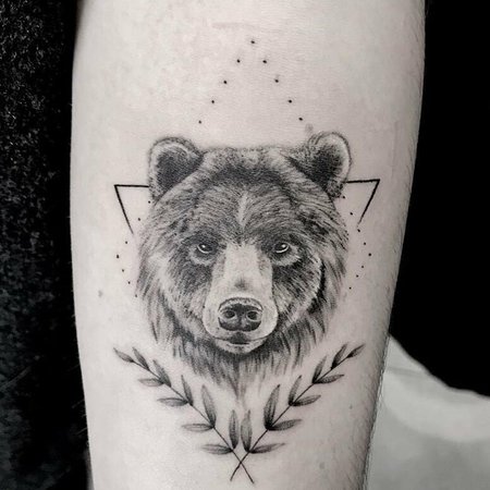 Тату медведь: значение, фото татуировки, эскизы