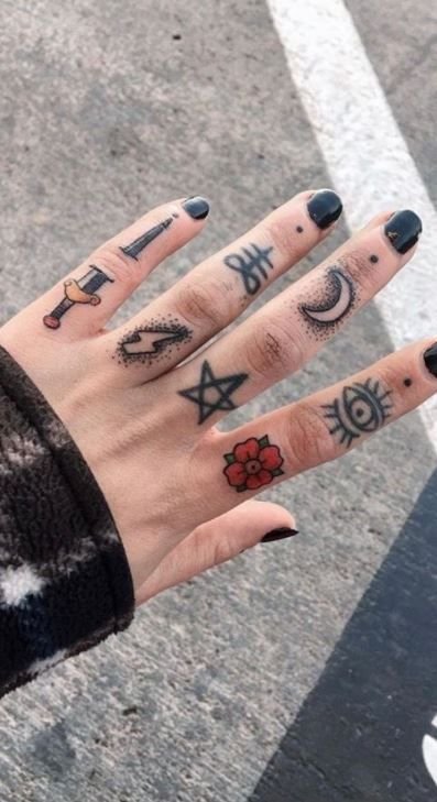 Лучшие идеи для татуировки на пальцах рук