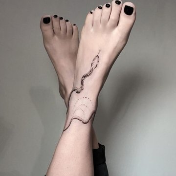 Татуировки на щиколотке