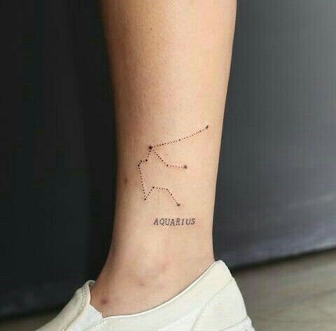 Тату знак Зодиака Водолей / значение, идеи / 35+ фото | VeAn Tattoo